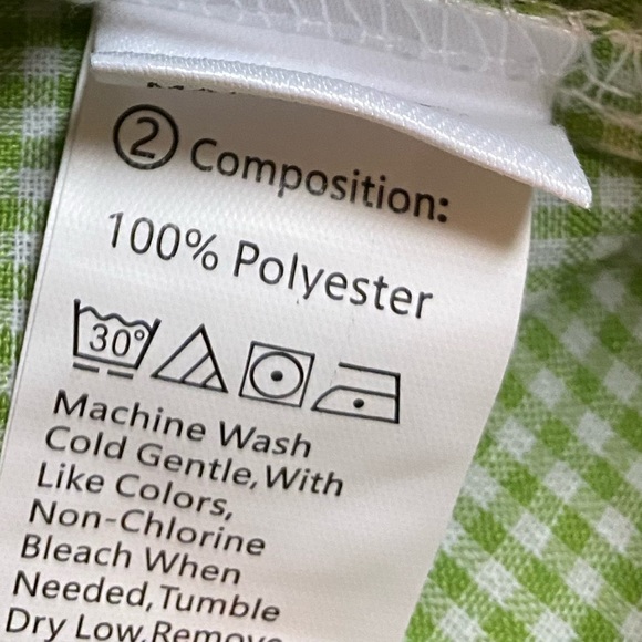 🎃$12 SALE Fall Gingham Dress Smocked Embroidered Pumpkins Boutique Size 2/3 - Picture 6 of 6